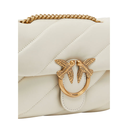 Pinko Borsa a tracolla Borsa da Donna a tracolla Mini Love Puff Bianco - Francavilla Moda